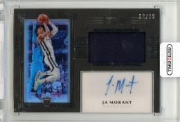 2019-20 PANINI One and One Ja Morant Premium Rookie Jersey Autographs #7【32/99】 Memphis Grizzlies 【ケース開封品】