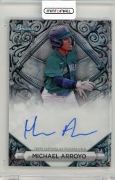 2023 Bowman Sterling Michael Arroyo Prospect Autographs Sterling Silver Refractors【050/100】 Seattle Mariners