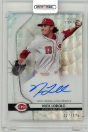 2020 Bowman Sterling Nick Lodolo Prospect Autographs Wave Refractors【027/125】 Cincinnati Reds