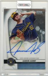 2020 Bowman Sterling Aaron Ashby Prospect Autographs Milwaukee Brewers