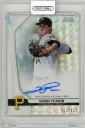 2020 Bowman Sterling Quinn Priester Prospect Autographs Wave Refractors【063/125】 Pittsburgh Pirates