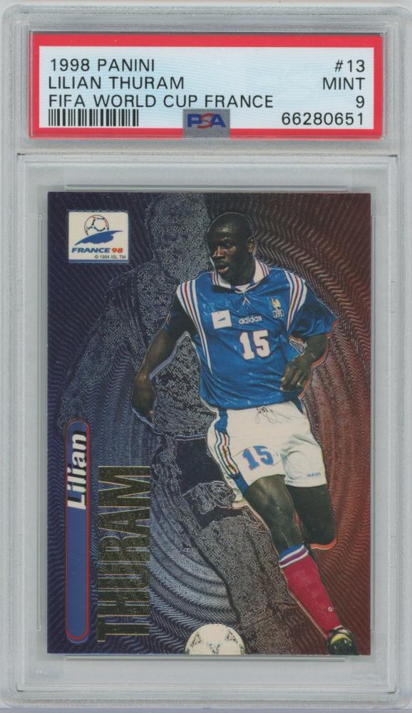 Carte football panini rares- Lilian Thuram - Collection