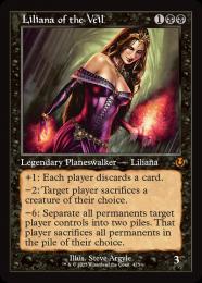 mtg ヴェールのリリアナ　スリーブ　新品 サプライ MTG マジック：ザ・ギャザリング 《ヴェールのリリアナ