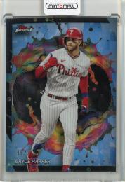 2024 Topps Finest Bryce Harper Aqua Refractor Rare【067/150】 Philadelphia Phillies