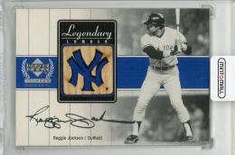 2000 UPPER DECK Yankees Legends Reggie Jackson Legendary Lumber #RJLL New York Yankees