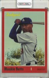 2024 Topps Archives Mookie Betts Red Foil【42/50】 Los Angeles Dodgers