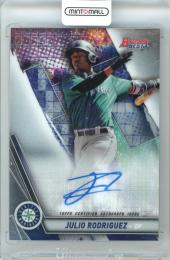 2019 Topps Bowman's Best Julio Rodriguez #B19-JR Best of 2019 Autograph Card Mariners