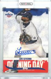 2022 Topps Opening Day Baseball Luis Severino #DDA-LS Autograph Card Yankees