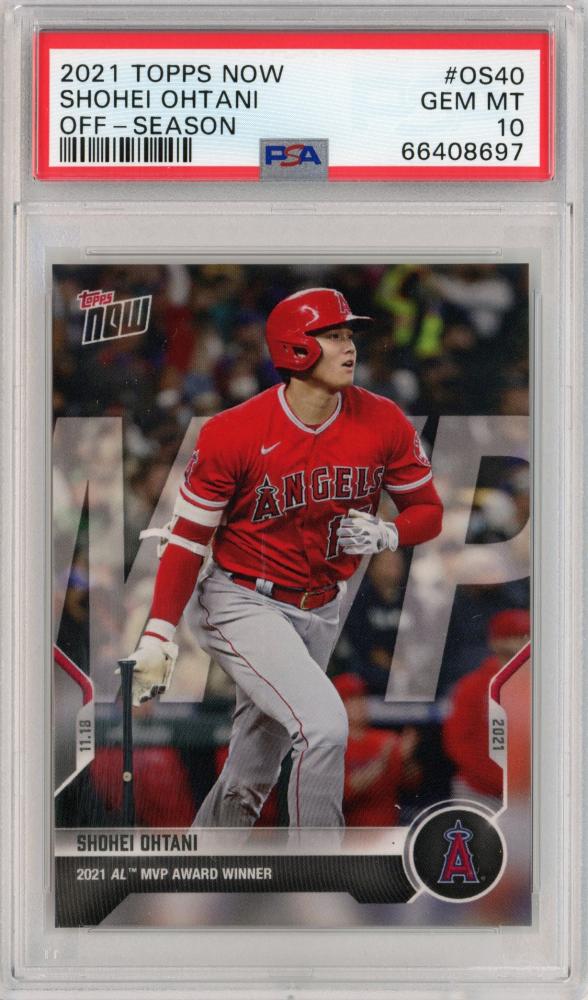 PSA10 topps now 2021 #OS-40 大谷翔平