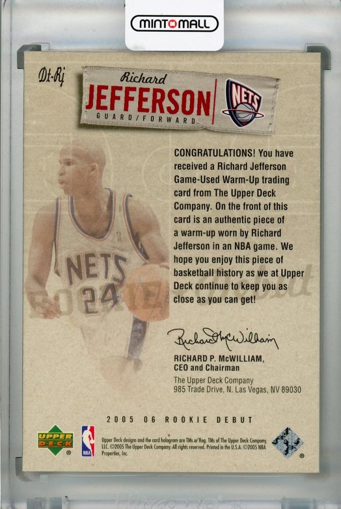 ミントモール / MINT 浦和店 / 200506 Upper Deck New Jersey Nets Richard
