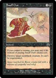 MTG　殺し/ Snuff Out　初版foil ミントモール / MINT GAMES MTG(東日本橋) / 【MMQ】【ENG】【Foil