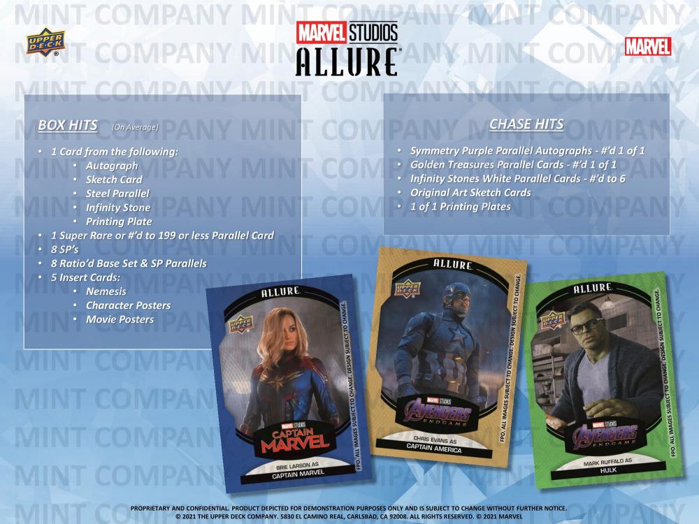 新品未開封 Upper Deck Marvel Allure