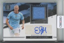 2022-23 Panini Impeccable Premier League  Erling Haaland Elegance Jersey Autographs 04/14