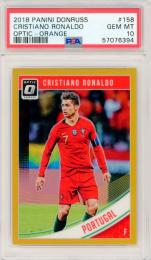 [PSA10] 2018-19 Panini Donruss	Cristiano Ronaldo	Optic Orange #158	31/99