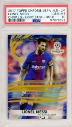 [PSA10] 2017-18 Topps Chrome Uefa Champions League	Lionel Messi	Lightning Striker Gold #LS-LM	3/50