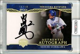 2024 EPOCH 日本プロ野球OBクラブオフィシャルカード CAREER ACHIEVEMENTS 内川聖一 AUTHENTIC AUTOGRAPH 直筆サインカード ホロ金箔版【12/15】 横浜