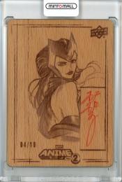 2023 Upper Deck Marvel Anime Vol. 2 Scarlet Witch / Peach Momoko Woodblock Echo Autos/#WH-27【4/10】