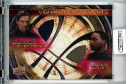 2016 Upper Deck Marvel Doctor Strange Benedict Cumberbatch as Doctor Strange / Chiwetel Ejofor as Mordo Vishanti's Vestments/#VHD-BD