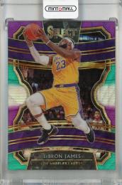 2019-20 Panini Select LeBron James Tri-Color Prizm #47 ※裏面初期傷あり Los Angeles Lakers