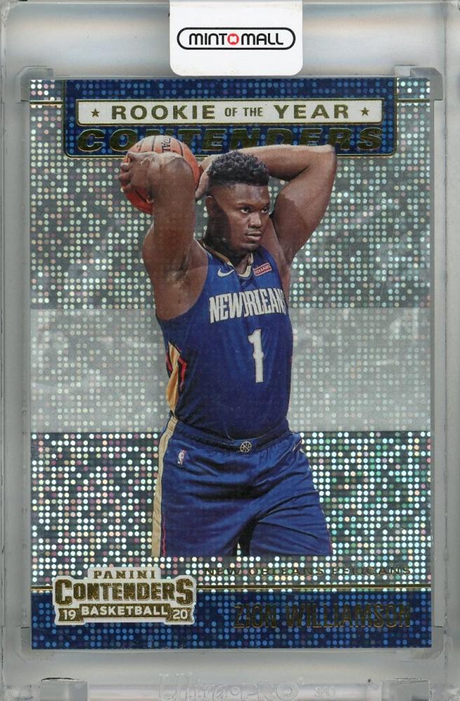 2019-20 Panini Contenders Zion Williamson Rookie of the Year Contenders #1  New Orleans Pelicans