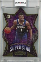 2019-20 Panini Contenders Zion Williamson Superstar Die-Cuts #8 RC  New Orleans Pelicans