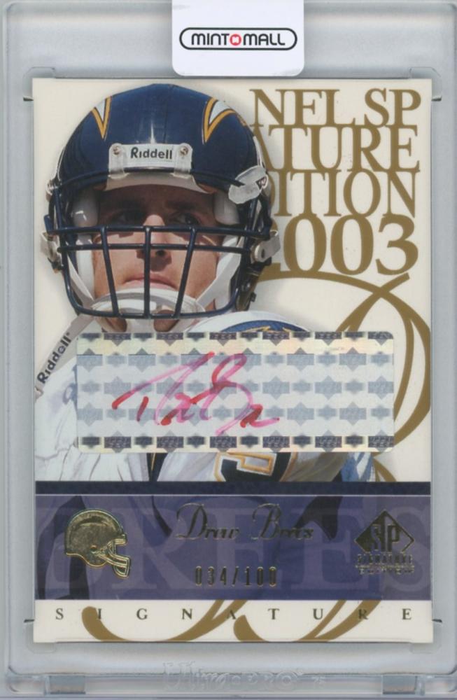 ドリュー ブリーズ DREW BREES 直筆サインカード AUTO NFL