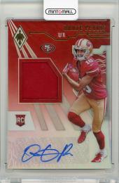 2018 Panini Phoenix Football Dante Pettis Autograph Patch【020/299】 San Francisco 49ers