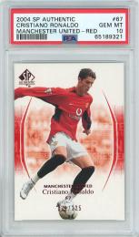 2004 UPPER DECK SP Authentic Manchester United Cristiano ...