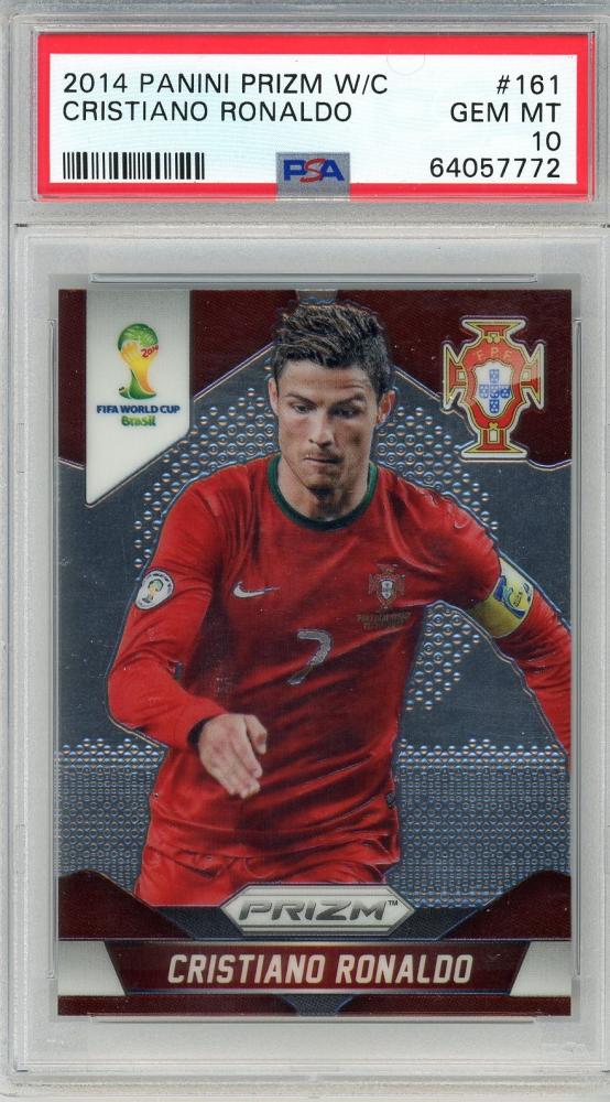 2014 Panini Prizm クリスティアーノ ロナウド PSA10