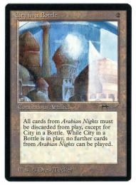 ARN アラビアンナイト 真鍮の都 1枚　部分インクド　初版　英語　MTG PLD]Bazaar of Baghdad《英語》【ARN】#181