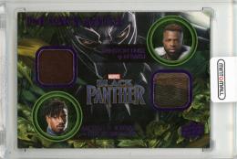2018 UPPER DECK Black Panther  M'Baku/Erik Killmonger The King's Mantle Dual Memorabilia #KDMK Suede-Camo  marvel