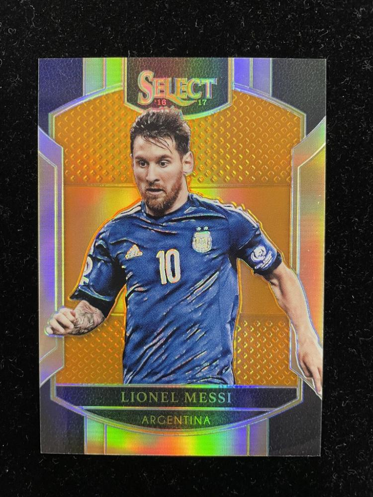 Carte Lionel Messi Panini Select 2016-17 Orange Parallèle /75 - Argentine - Near Mint