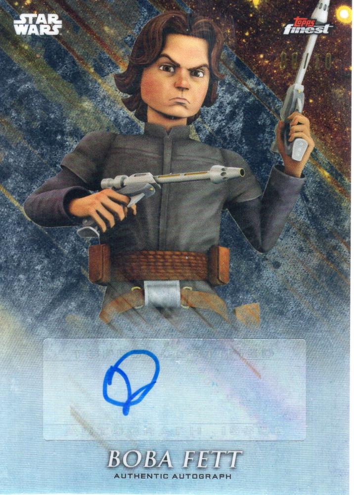 topps star wars ボバフェット　フェネック　デュアルサインカード