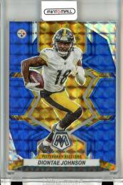 2022 Panini Mosaic  Diontae Johnson Base Blue Mosaic Prizm 27/99