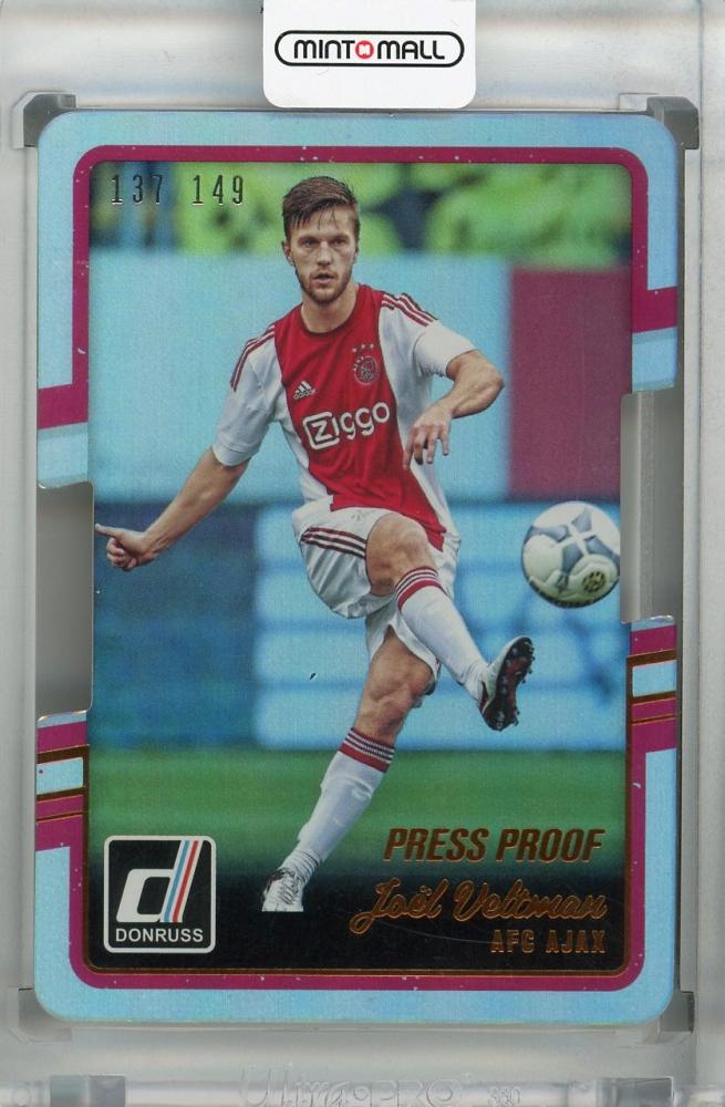 ミントモール Mint 浦和店 16 17 Donruss Afc Ajax Joel Veltman Base Press Proof Die Cuts パラレル版 137 149