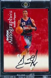 1999-00 Skybox Autographics  Scottie Pippen  Houston Rockets