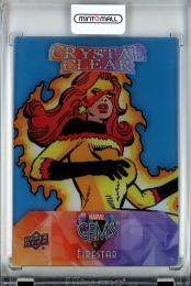 2016 Upper Deck Marvel Gems Firestar Crystal Clear/#CC-15/Blue Prallel