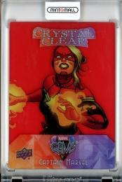 2016 Upper Deck Marvel Gems Captain Marvel Crystal Clear/#CC-6/Red Parallel