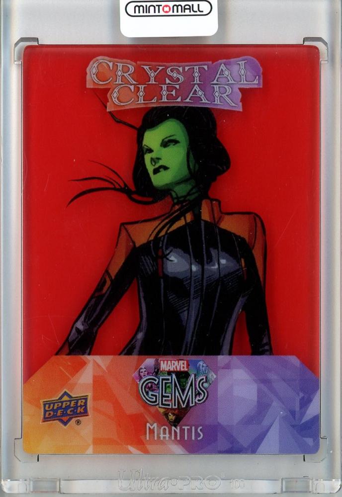 2016 Upper Deck Marvel Gems Mantis Crystal Clear/#CC-13/Red Parallel