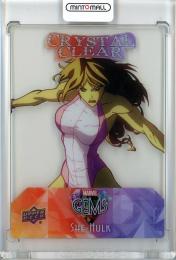 2016 Upper Deck Marvel Gems She-Hulk Crystal Clear/#CC-5