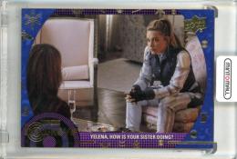 2023 Upper Deck Hawkeye Yelena, How is Your Sister Doing? #62 Blue【047/199】《状態要確認》