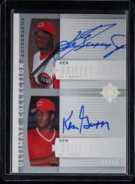 2008 Ultimate Collection Autographs Dual #GG Ken Griffey Jr./Ken Griffey Sr. 【34/50】 Cincinnati Reds