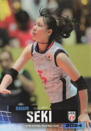 女子バレーボール　関菜々巳　ミニ色紙　直筆サイン入り 関菜々巳 直筆サイン色紙 - メルカリ