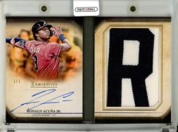 2020 Topps Luminaries Ronald Acuna Jr. #LBC-RA6 Letters Autographs Book【1/1】 Braves