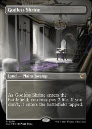 【CLU】【ENG】【Foil】《神無き祭殿/Godless Shrine》