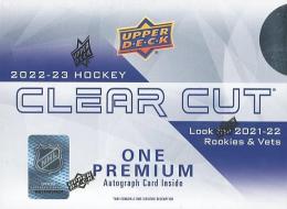 NHL 2021-22 & 2022-23 UPPER DECK CLEAR CUT HOCKEY HOBBY