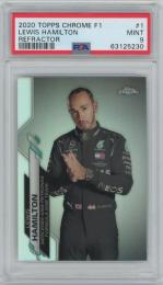2020 TOPPS Chrome Formula 1 Refractors #1 / LEWIS HAMILTON(Mercedes-AMG) [PSA9/MINT]