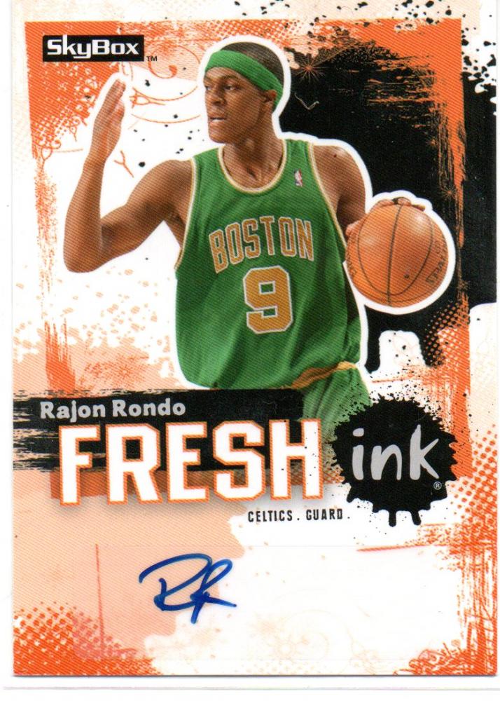 rajon rondo autograph