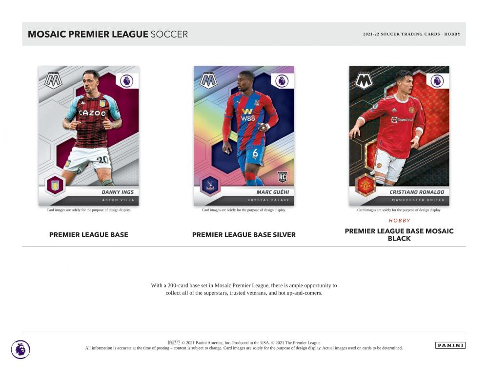 プレミアリーグサッカートレーディングカード パニーニ2021-2022 最新 