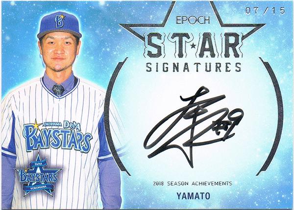 ミントモール Mint 池袋店 18epoch 横浜denaベイスターズ シーズン アチーブメント 大和 15枚限定 直筆サインカード Star Signatures 銀箔版 Ss 13 07 15
